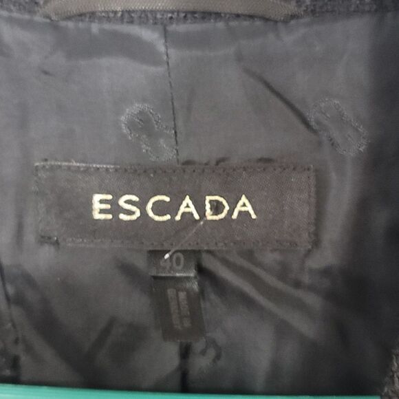 Escada Wool Blend Fringe Jacket - Picture 9 of 12
